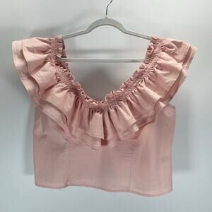 Wild Fable Cotton Crop Top Size XXL Barbie Flirty Coquette Boho